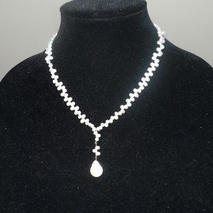 Gold Filled Pearl Necklace white pearl necklace